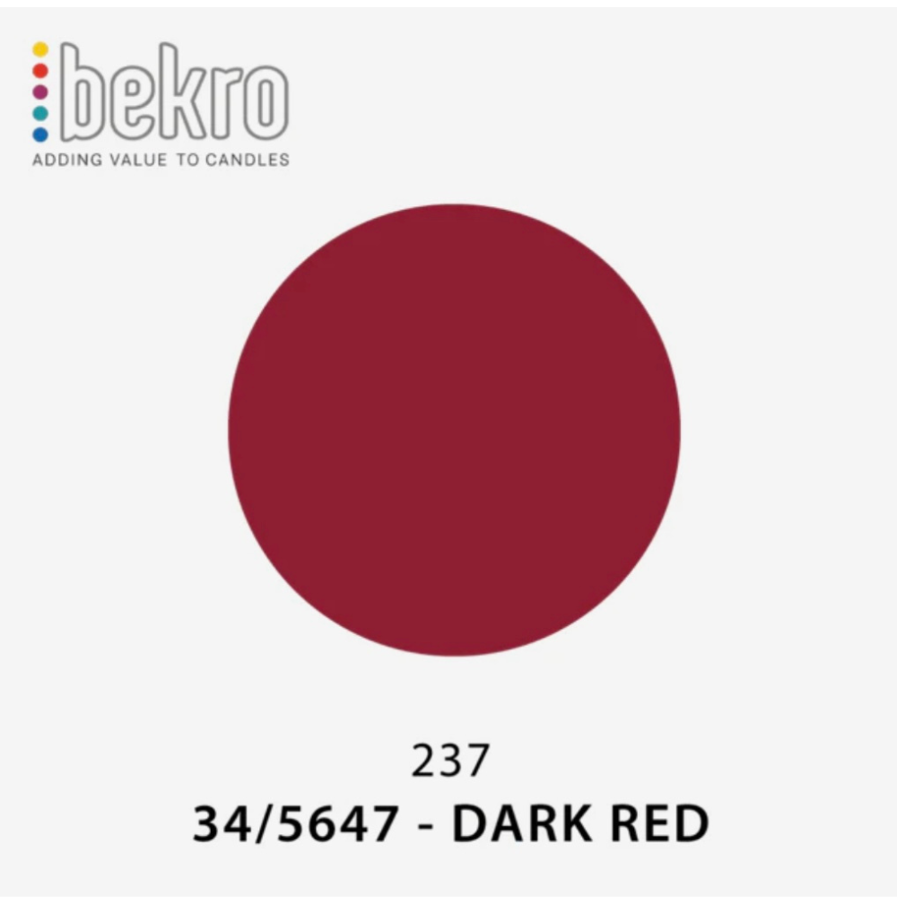 Bekro Dye - 5647/34 - Dark Red (237)