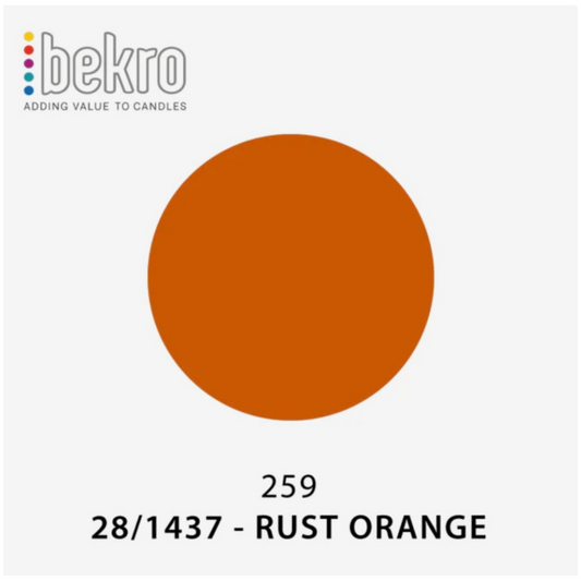Bekro Dye - 1437/28 - Rust Orange (259)